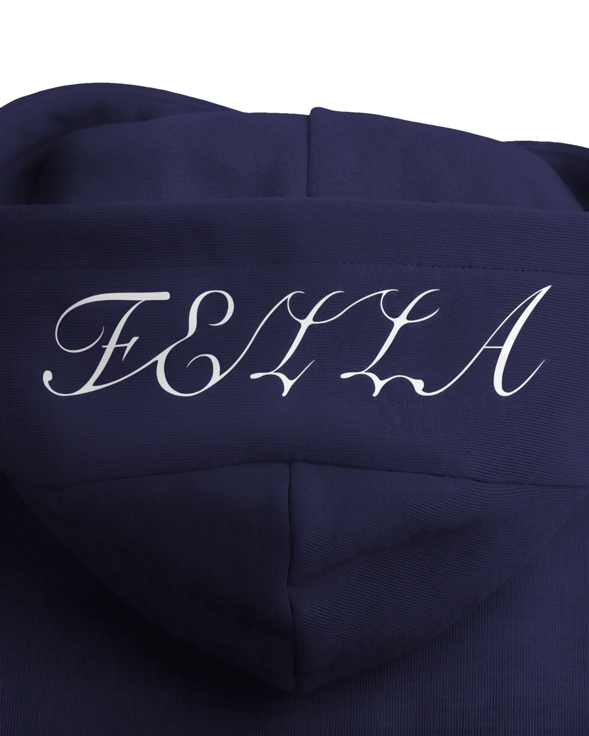 Надпись FELLA на капюшоне